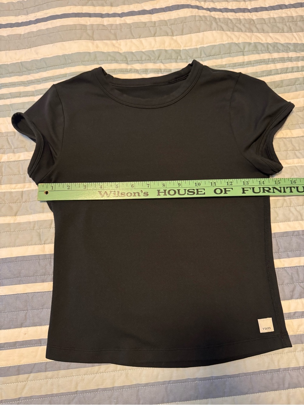EUC Black Vuori Halo Baby Tee